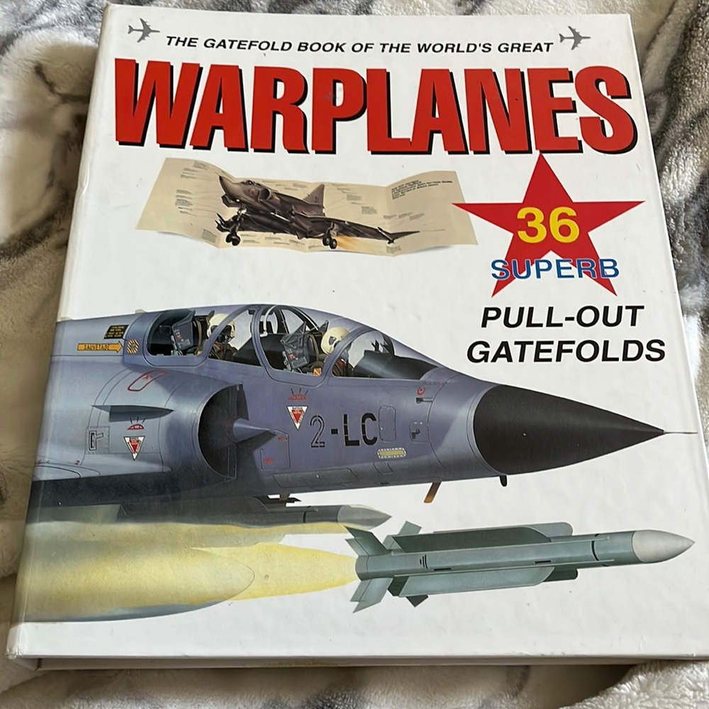 Hardcover jet planes diagrammed